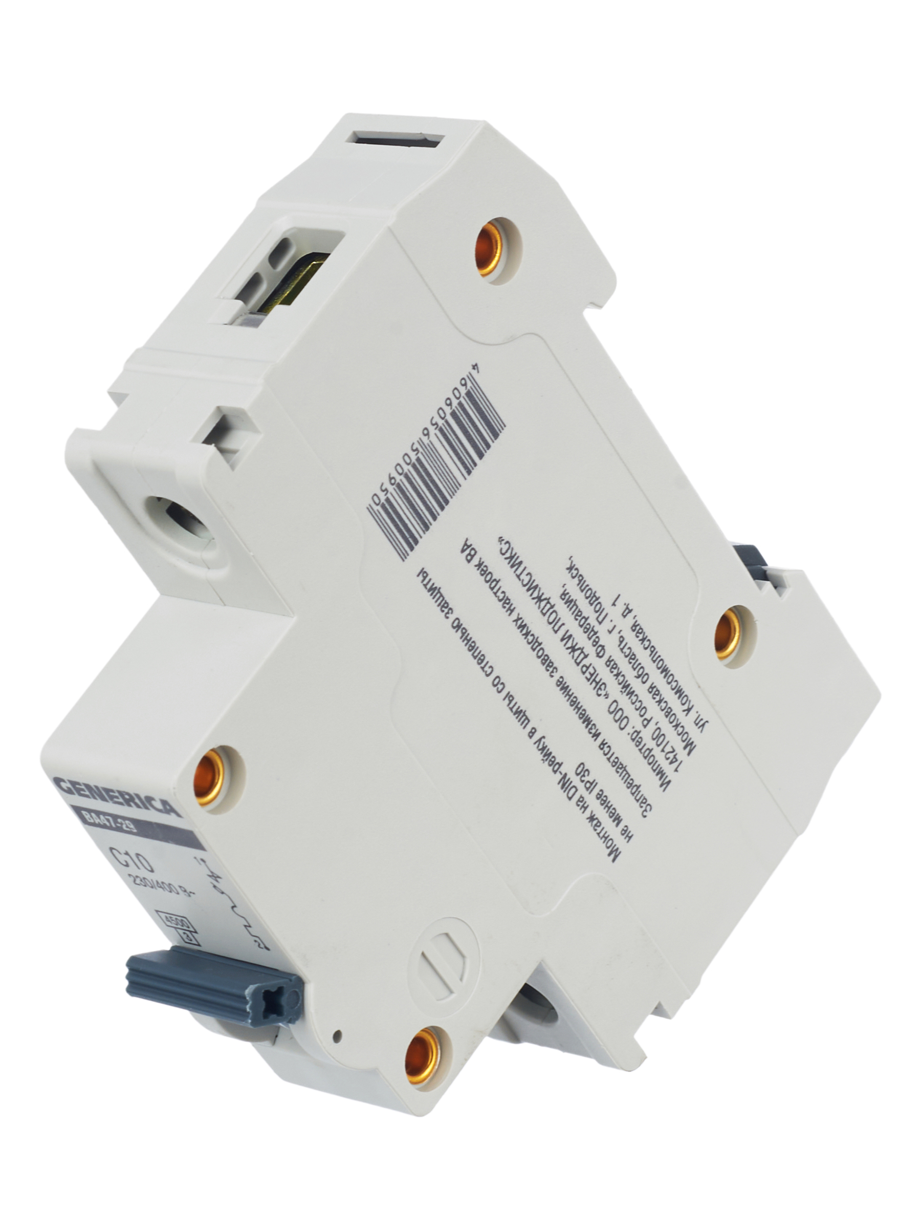 Автоматический выключатель ВА47-29 1Р 10А 4,5кА С GENERICA