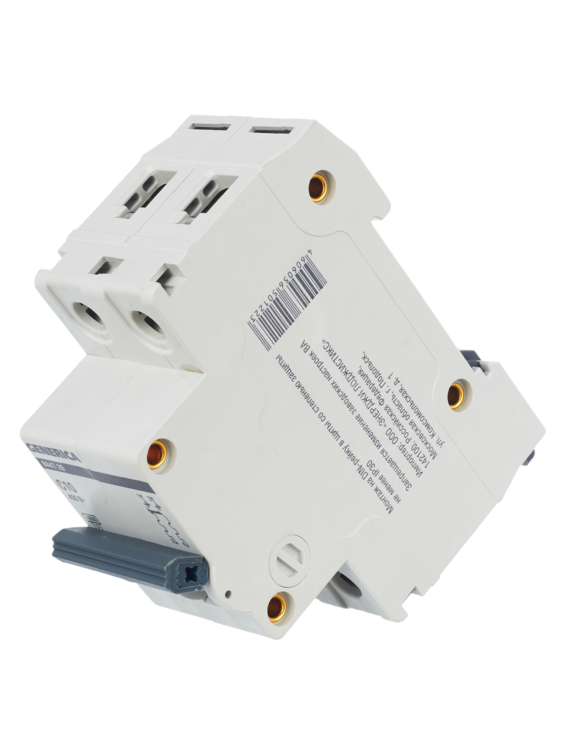 Автоматический выключатель ВА47-29 2Р 10А 4,5кА С GENERICA