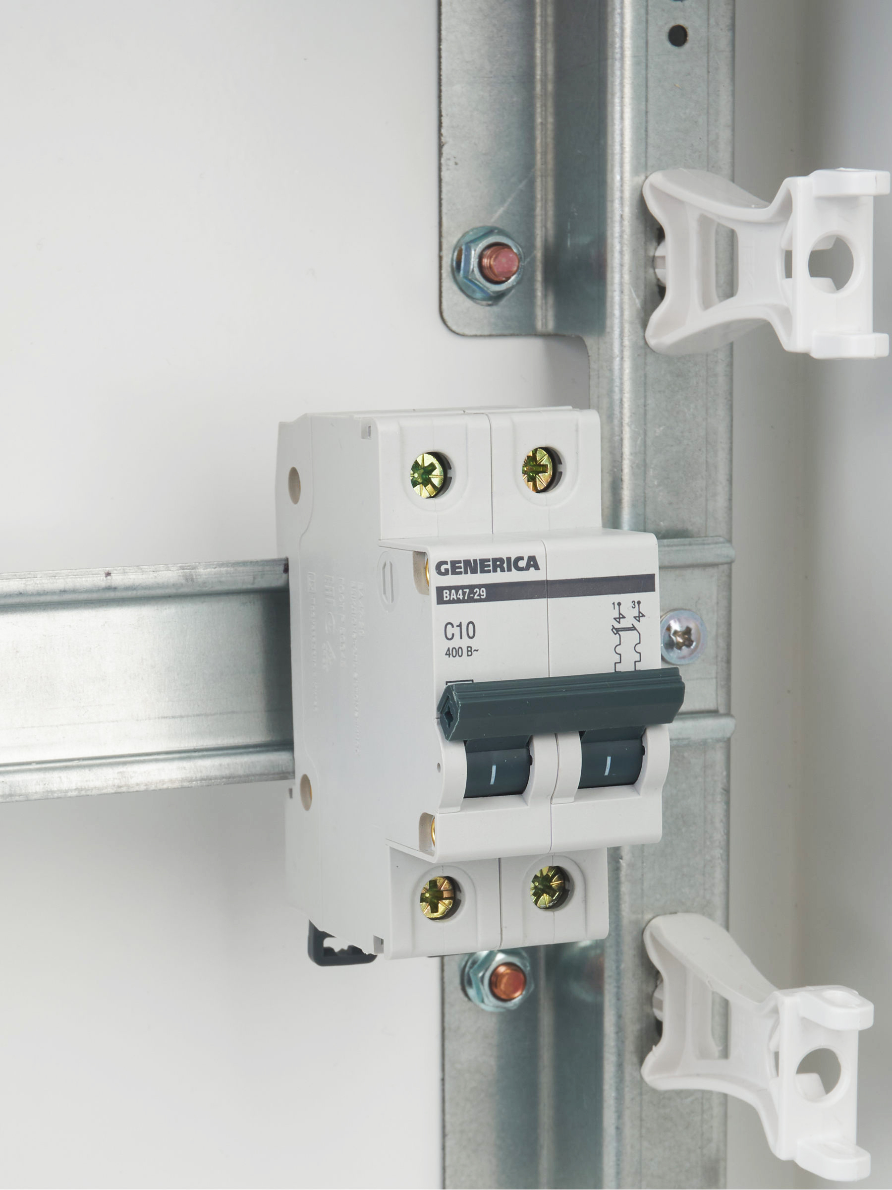 Автоматический выключатель ВА47-29 2Р 10А 4,5кА С GENERICA