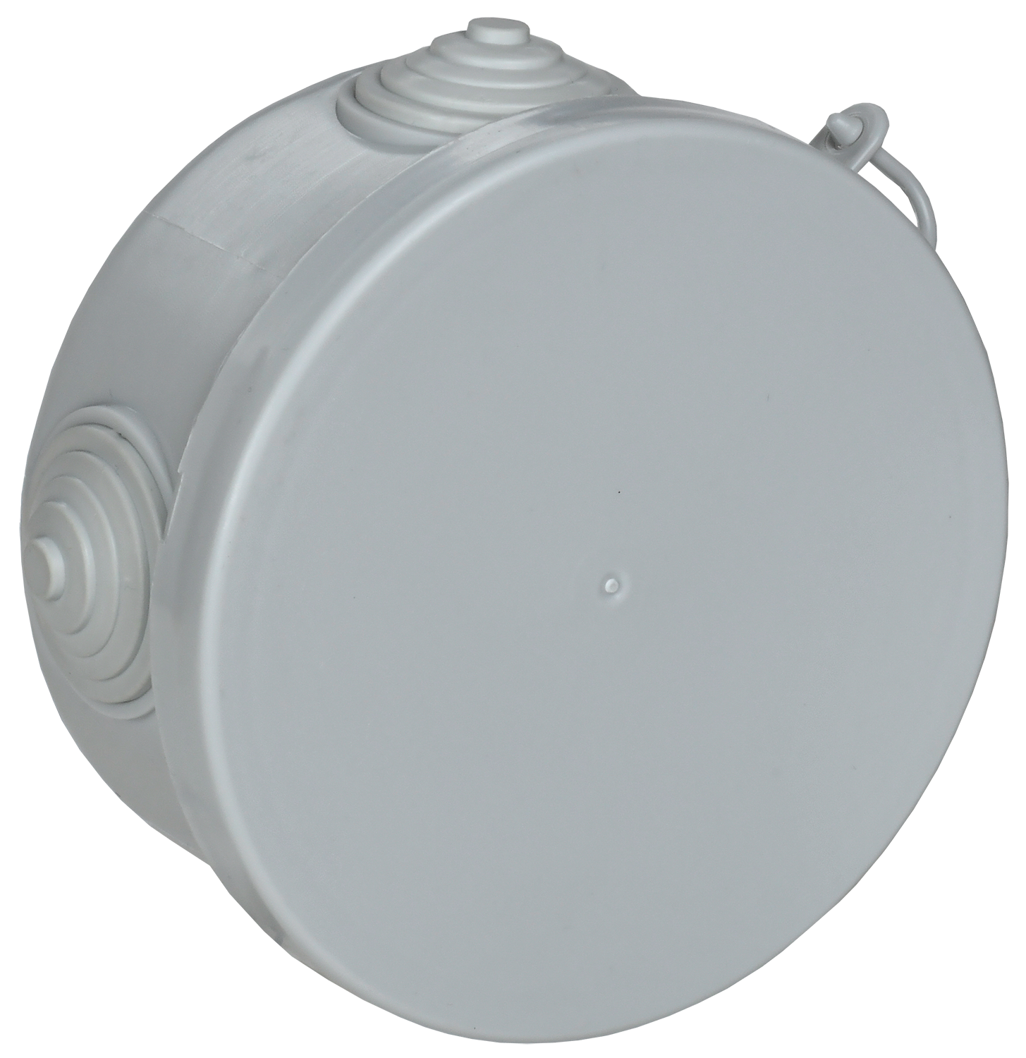 Коробка распаячная КМ для открытой проводки D=85х40мм IP54 4 гермоввода (7035) GENERICA