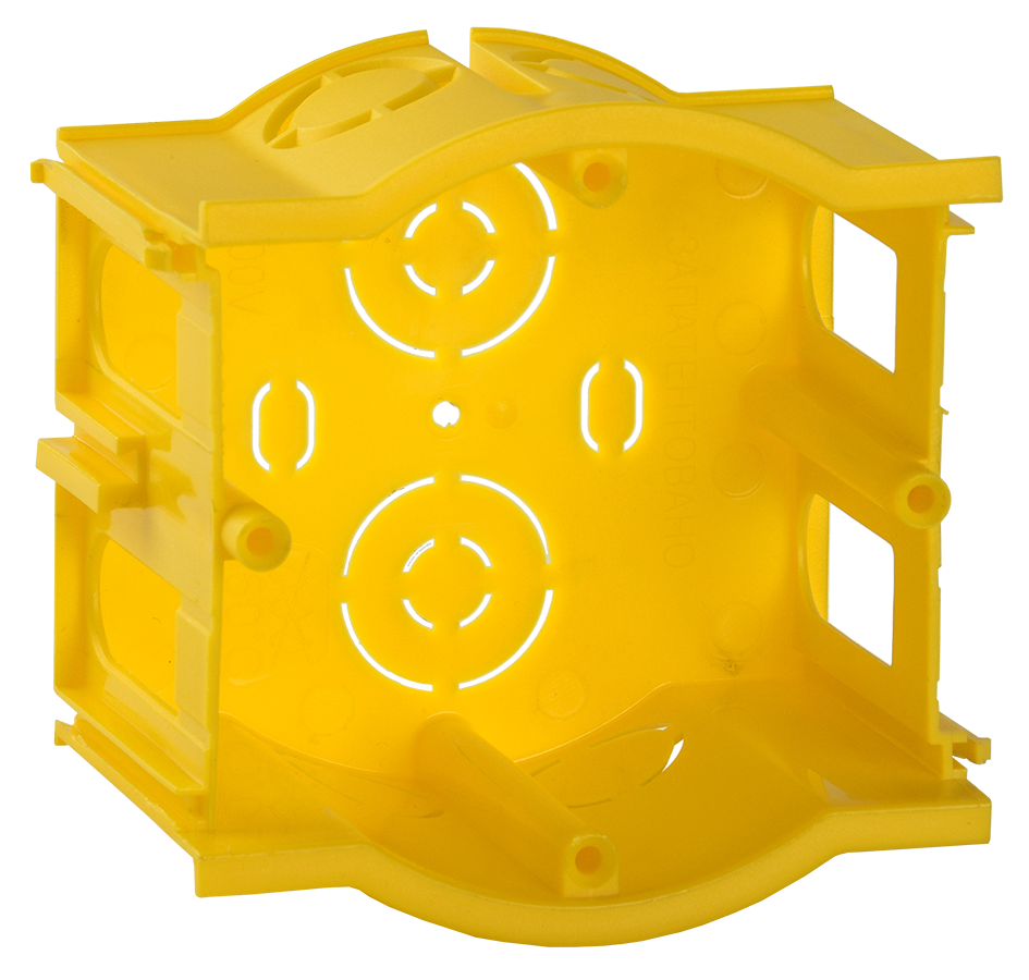 Коробка установочная СЗ сборная для твердых стен D=68х45мм (проходная) GENERICA