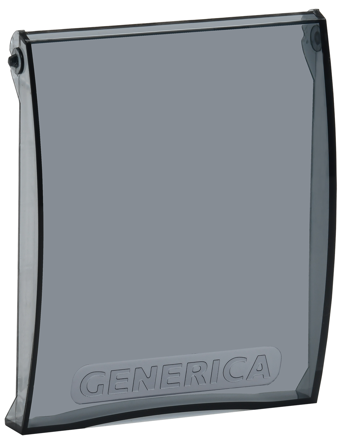 Дверца для корпуса пластикового ЩРН(В)-П-4 черная прозрачная GENERICA