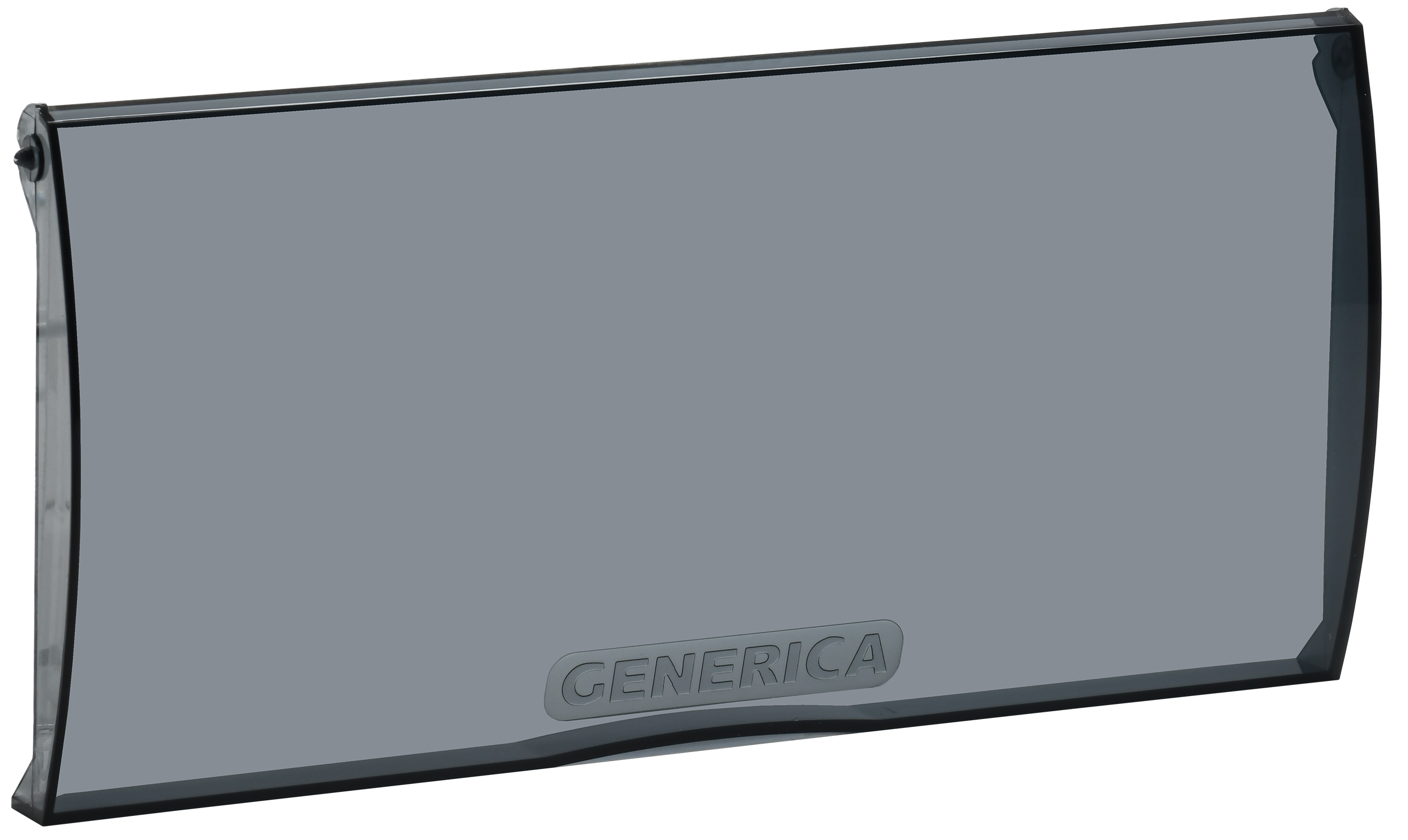 Дверца для корпуса пластикового ЩРН(В)-П-12(24) черная прозрачная GENERICA