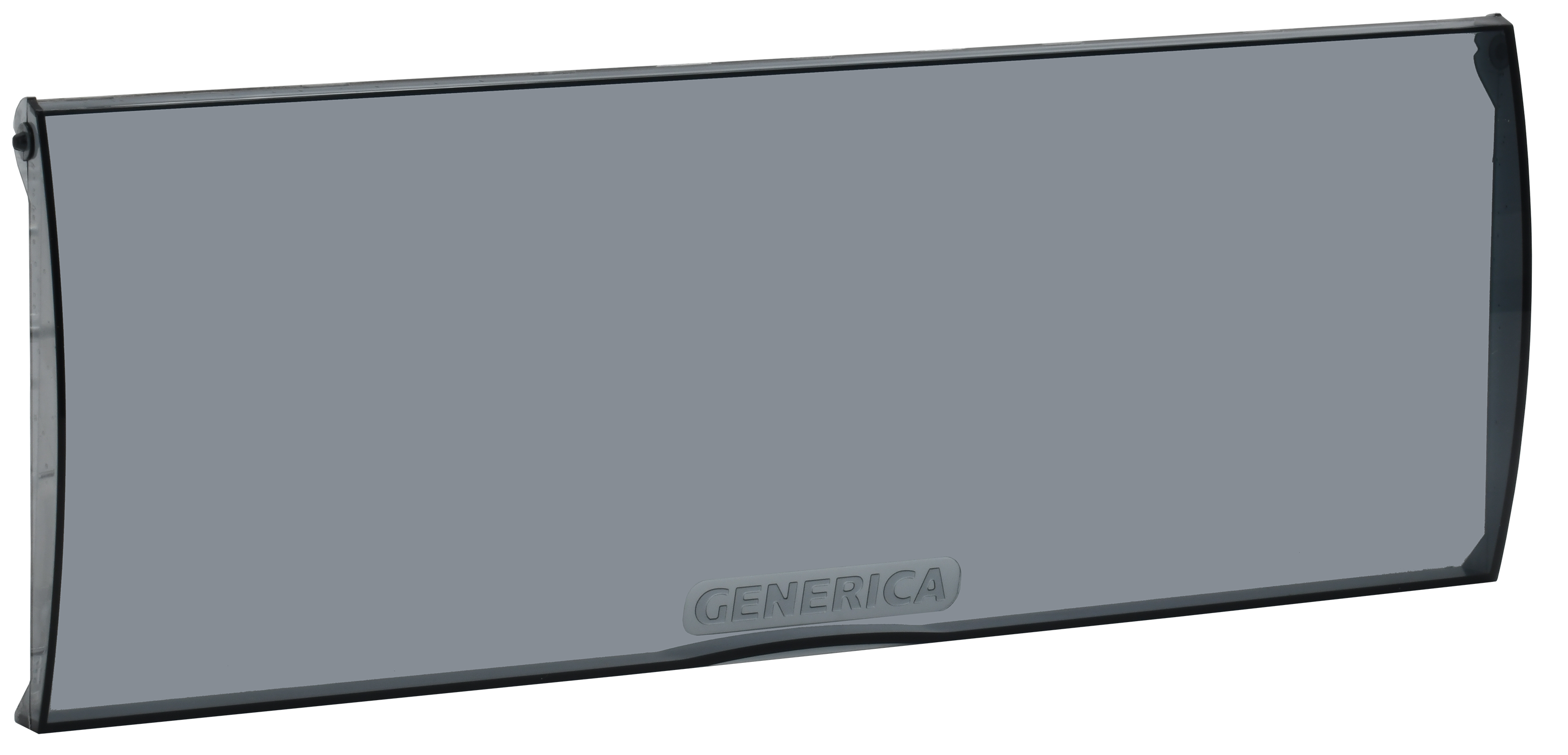 Дверца для корпуса пластикового ЩРН(В)-П-18 черная прозрачная GENERICA