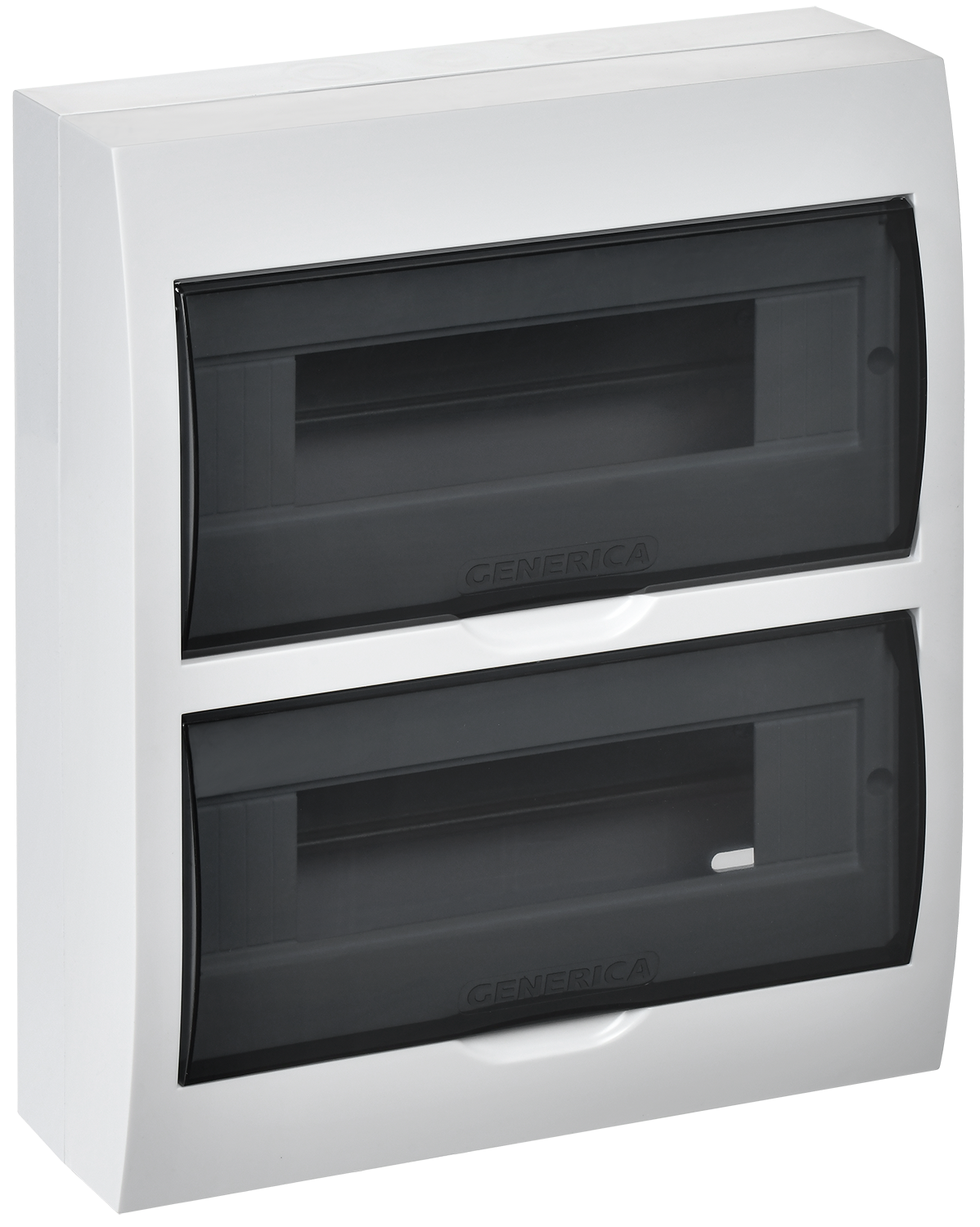 Корпус пластиковый ЩРН-П-24 черная прозрачная дверь IP41 GENERICA