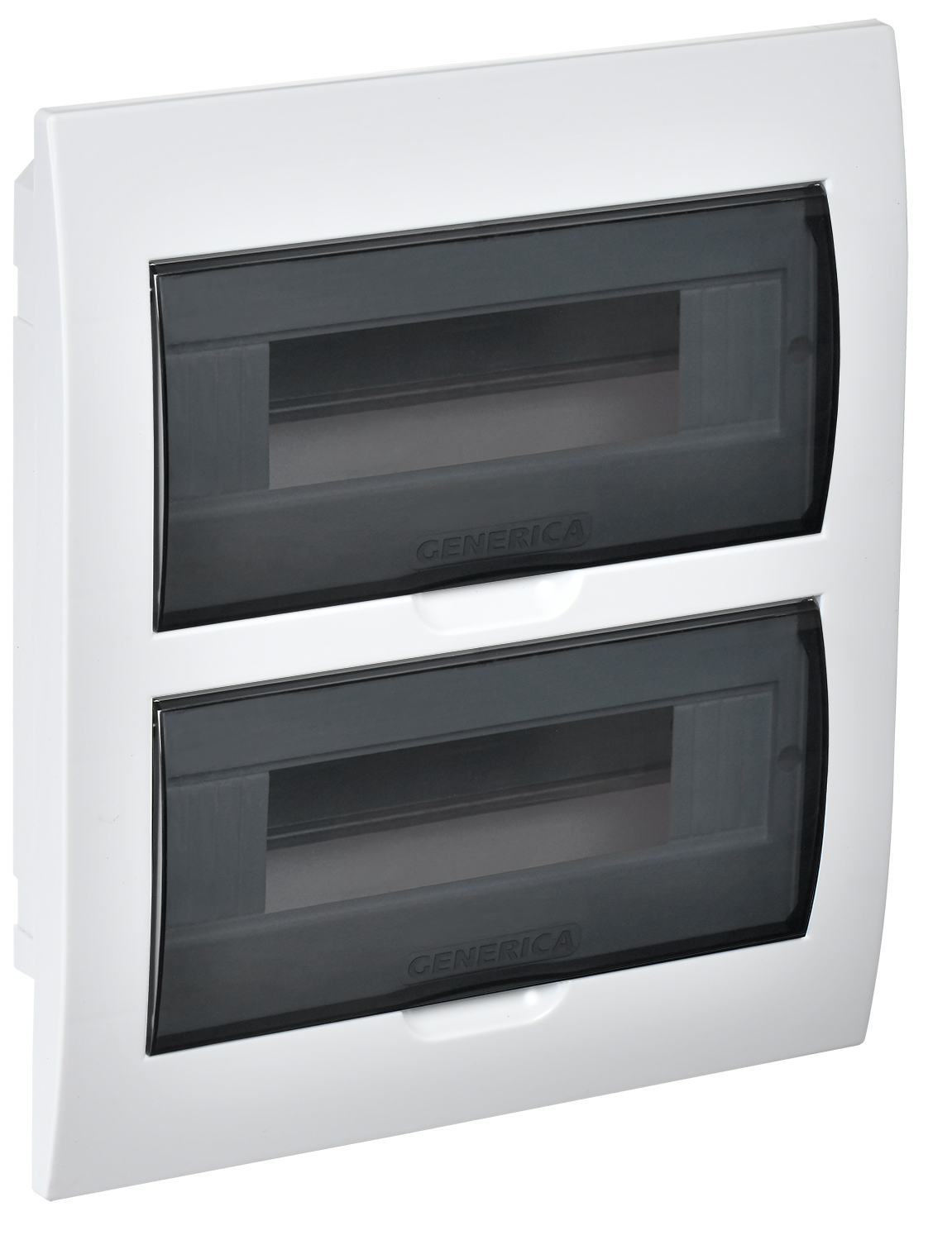 Корпус пластиковый ЩРВ-П-24 черная прозрачная дверь IP41 GENERICA