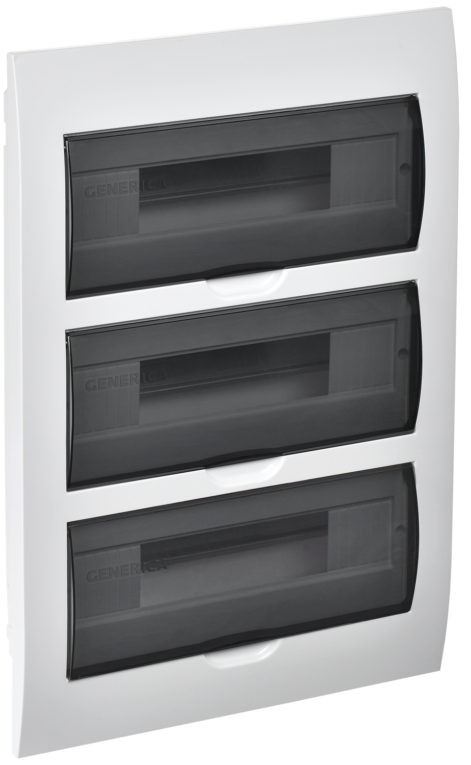 Корпус пластиковый ЩРВ-П-36 черная прозрачная дверь IP41 GENERICA