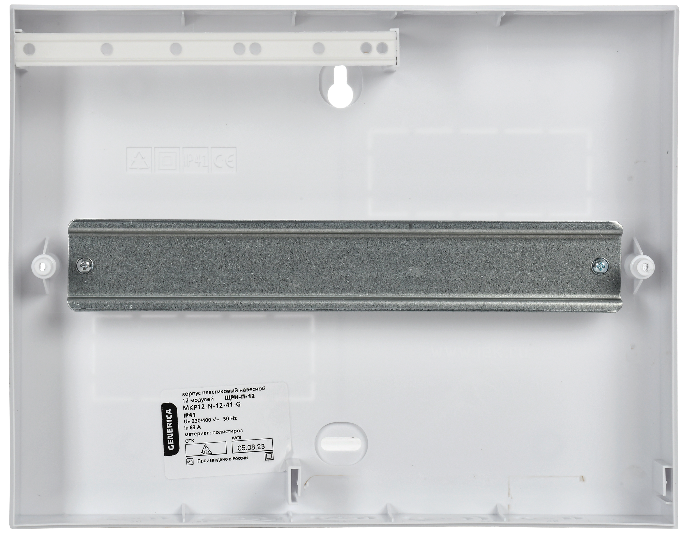 Корпус пластиковый ЩРН-П-12 белая дверь IP41 GENERICA