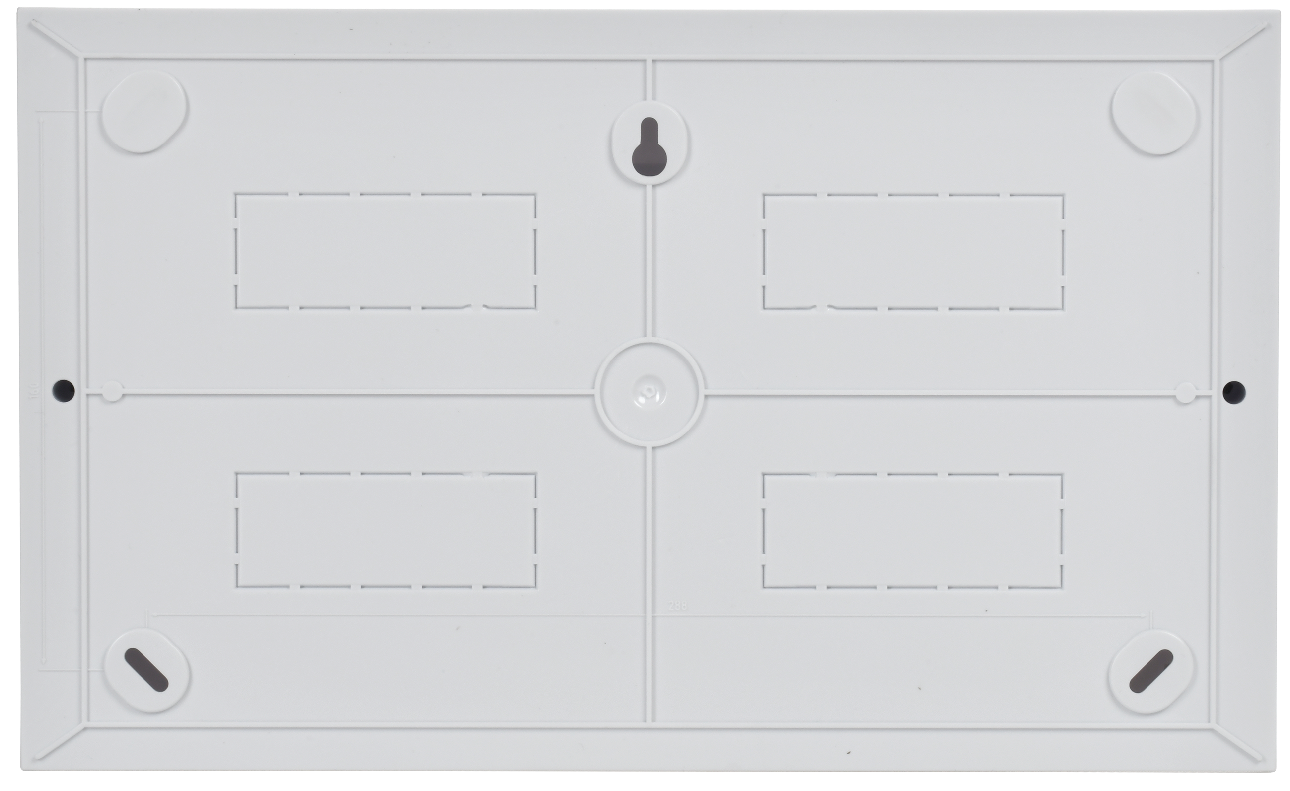 Корпус пластиковый ЩРН-П-18 белая дверь IP41 GENERICA