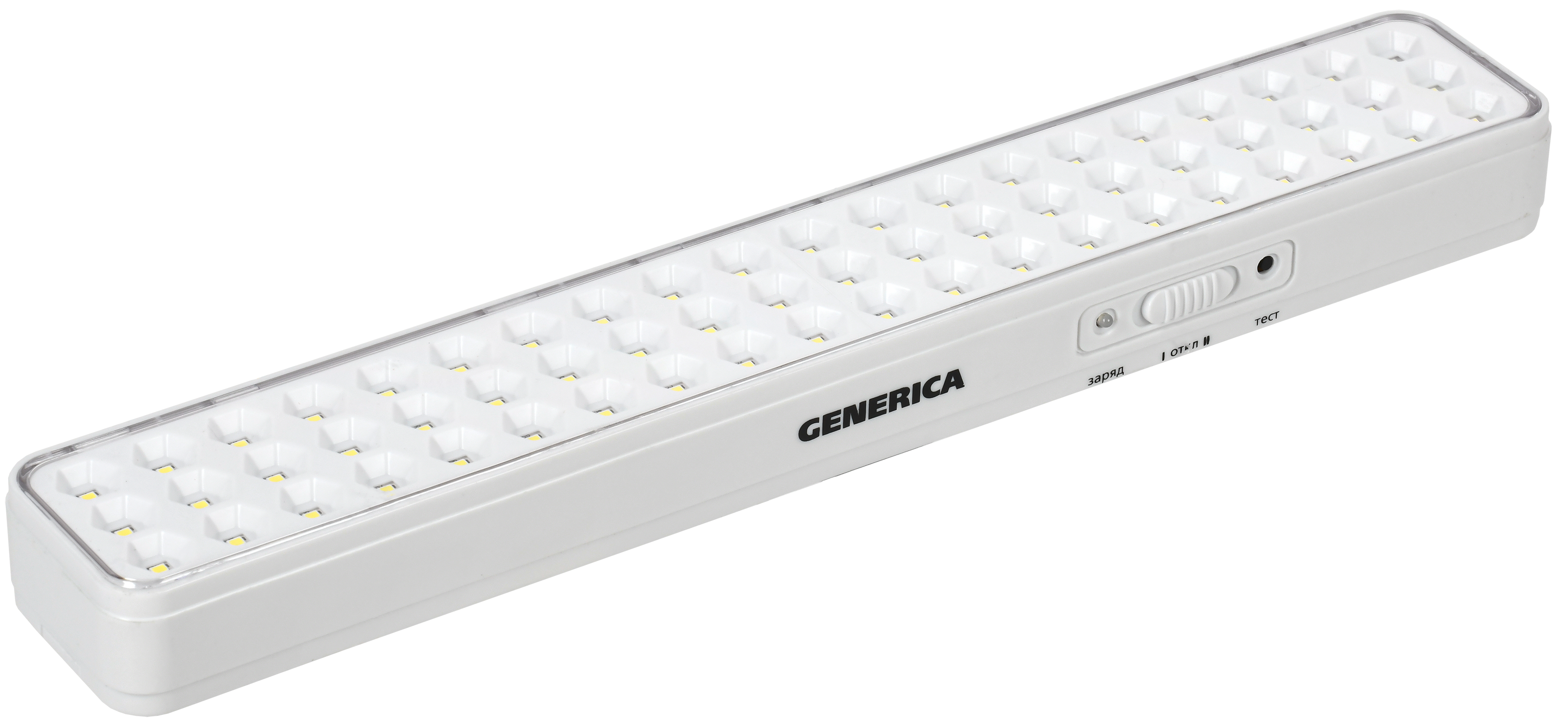 Светильник светодиодный аккумуляторный ДБА 1060 непостоянного действия 60LED 6ч 6Вт GENERICA