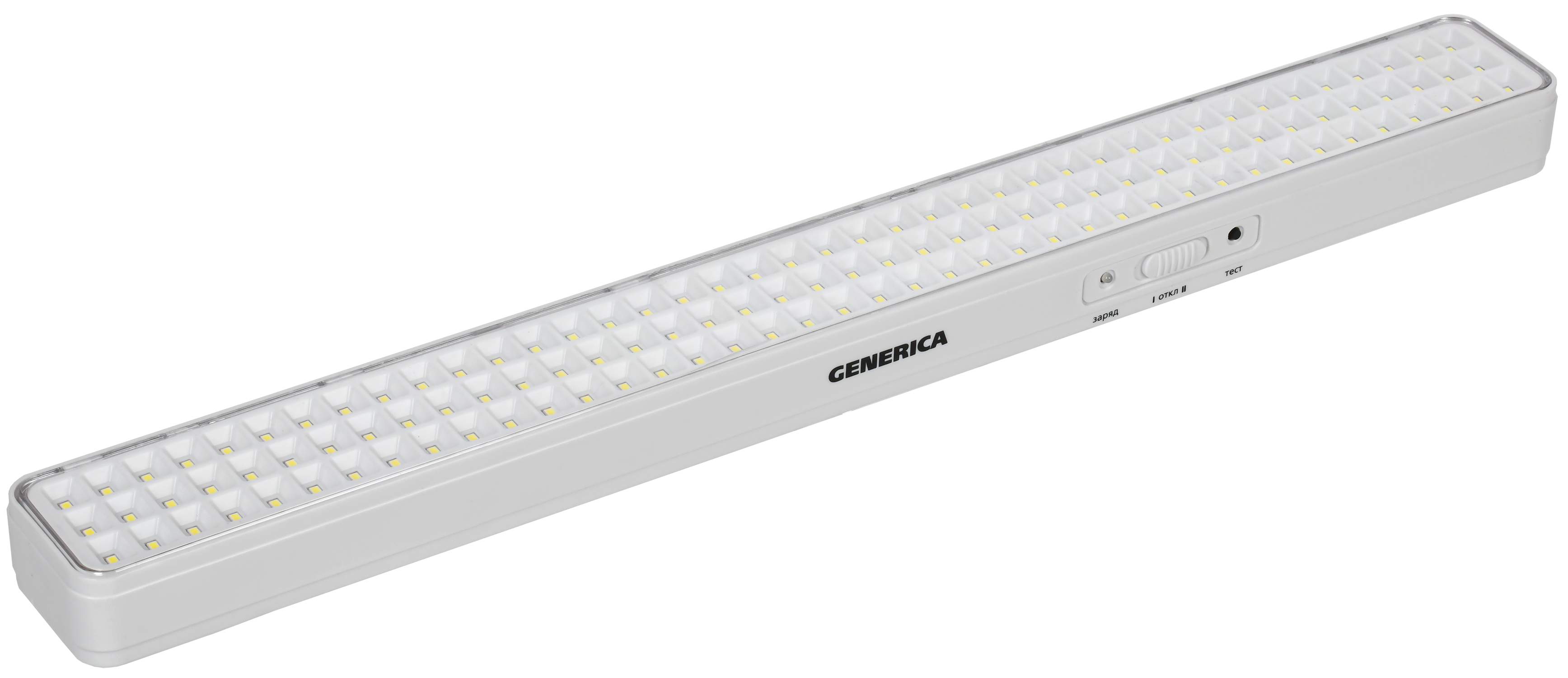 Светильник светодиодный аккумуляторный ДБА 1120 непостоянного действия 120LED 6ч 12Вт GENERICA
