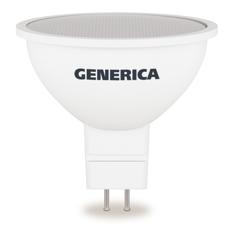 Лампа светодиодная MR16 софит 10Вт 230В 3000К GU5.3 GENERICA