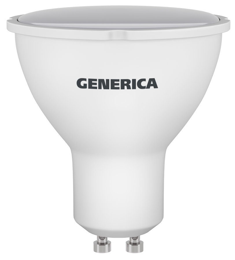 Лампа светодиодная PAR16 софит 8Вт 230В 3000К GU10 GENERICA