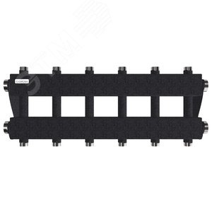 Коллектор модульный MK-150-6DUx25 на 6 контуров G 1', 2 магистрали G 1 1/2', до 150 кВт, ст 09Г2С