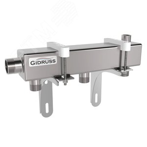 Коллектор распределительный DMSS-25-20x3 на 3 контура G 3/4', магистральное подключение G 1', нерж сталь