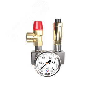 Группа безопасности твердотопливного котла 50 кВт 1,5 бар BSGSS-50TT