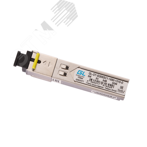 Модуль SFP 1хSC, 1.25 Гб/с, 8 дБ, WDM Tx:1550/Rx:1310 нм, до 3 км