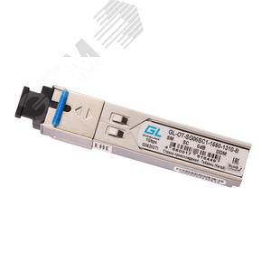 Модуль SFP 1хSC, 1.25 Гб/с, 6 дБ, WDM Tx:1550/Rx:1310 нм, до 3 км