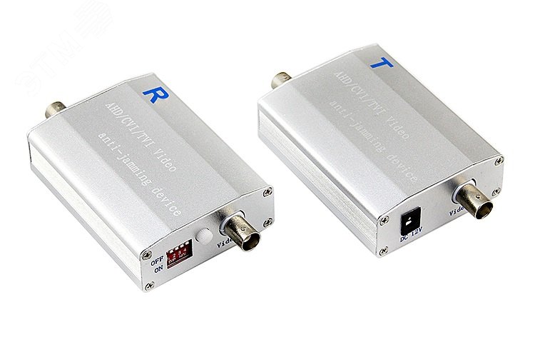 Устройство защиты линий коаксиальных кабелей (комплект), до 800 м, AHD/CVBS/TVI/CVI, 12VDC