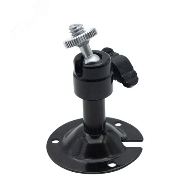 Кронштейн черный нагрузка до 2,5 кг диаметр площадки 13мм