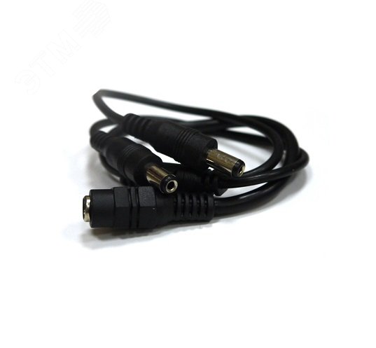 Разветвитель питания JACK гнездо 1 - JACK штекер 2