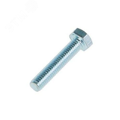 Болт DIN 933 М10х35-8.8-35-А2К с шестигранной     головкой полная резьба оцинкованный