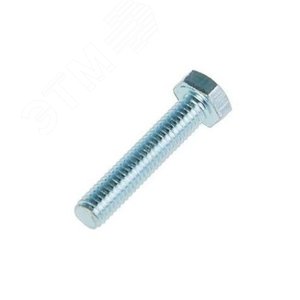 Болт DIN 933 М10х35-8.8-35-А2К с шестигранной     головкой полная резьба оцинкованный