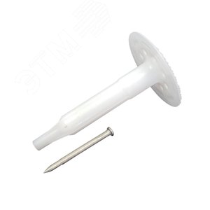 Дюбель тарельчатый с гвоздем для монтажа теплоизоляции GNINR-50-6-IP - упаковка 100 шт (6 упак./кор.)