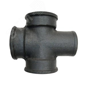 Крестовина чугунная канализация 90гр. Дн100-100-100 прямая