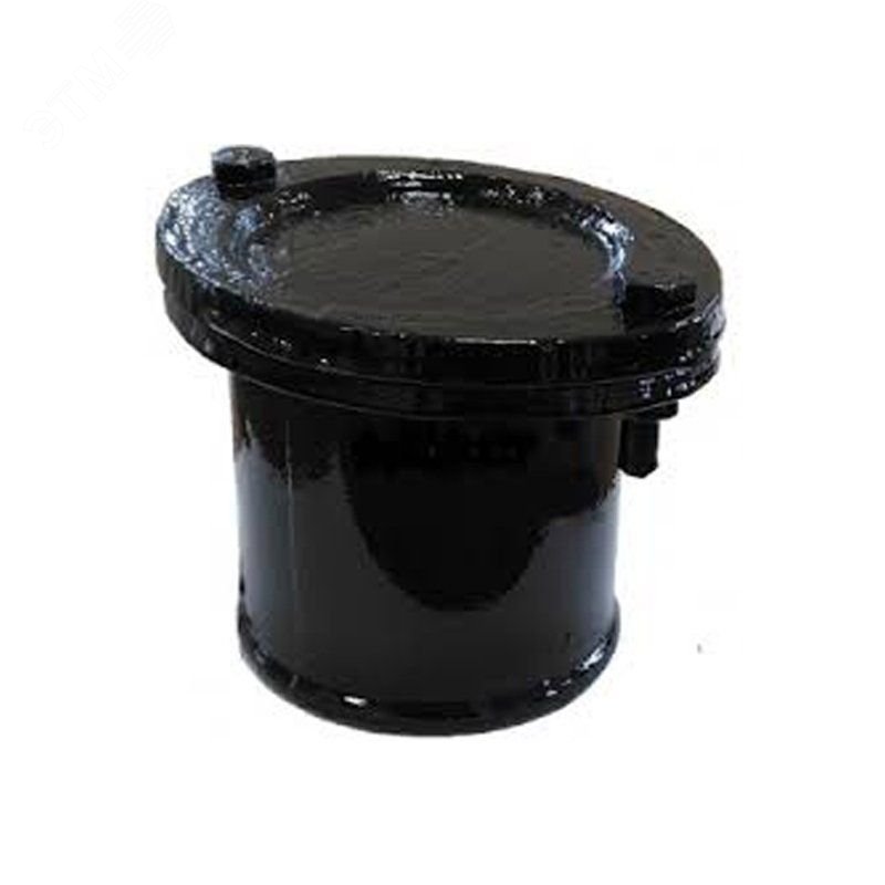 Заглушка чугунная канализация Ду100 в сборе с крышкой