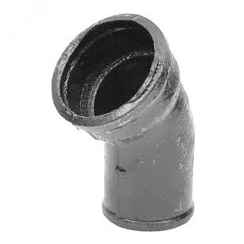 Отвод чугунная канализация 135гр Дн50