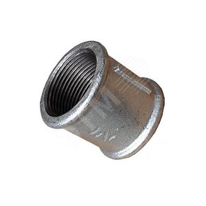Муфта чугунная короткая Ду20 оцинкованная