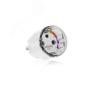 Розетка умная Plug Wi-Fi, 15А, Ваттметр, 3450 Вт