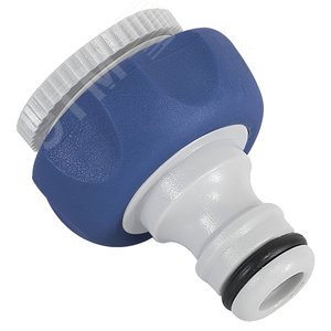 Штуцер резьбовой 12мм-19мм (1/2-3/4) внутренняя резьба, пластик, GWTA20-055