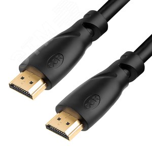 Кабель HDMI 1.4 19М на 19М, 0.5 м., черный, позолоченные контакты
