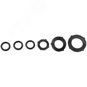 GRINDA GR-1, 1/2″, 3/4″, 1″, для быстросъёмной поливочной системы, резиновые прокладки, 6 шт, набор (8-426387)