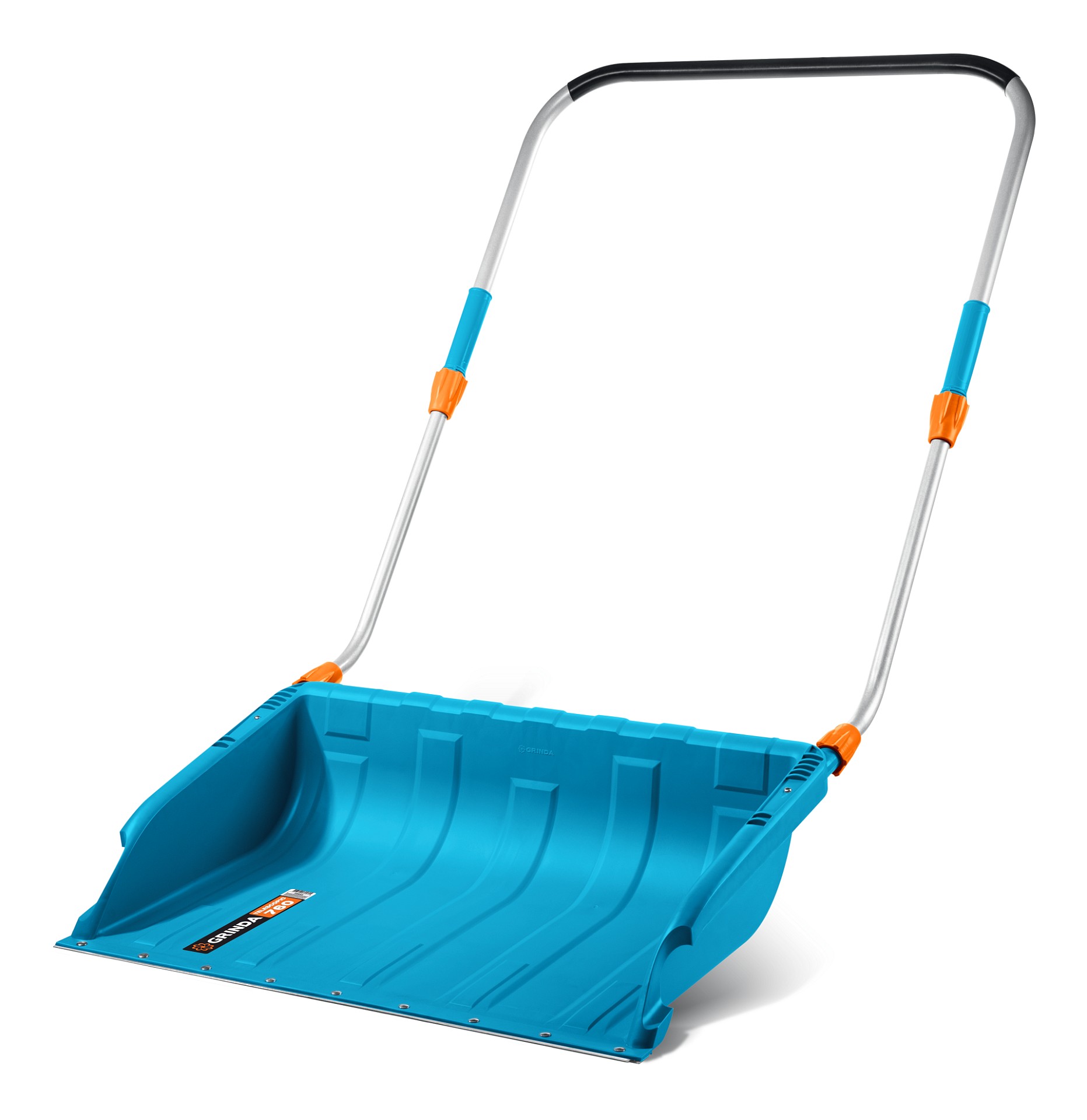 GRINDA TELESCOPIC, снеговой движок (скрепер), с телескопической ручкой, пластиковый ковш 760м, PROLine (39943)