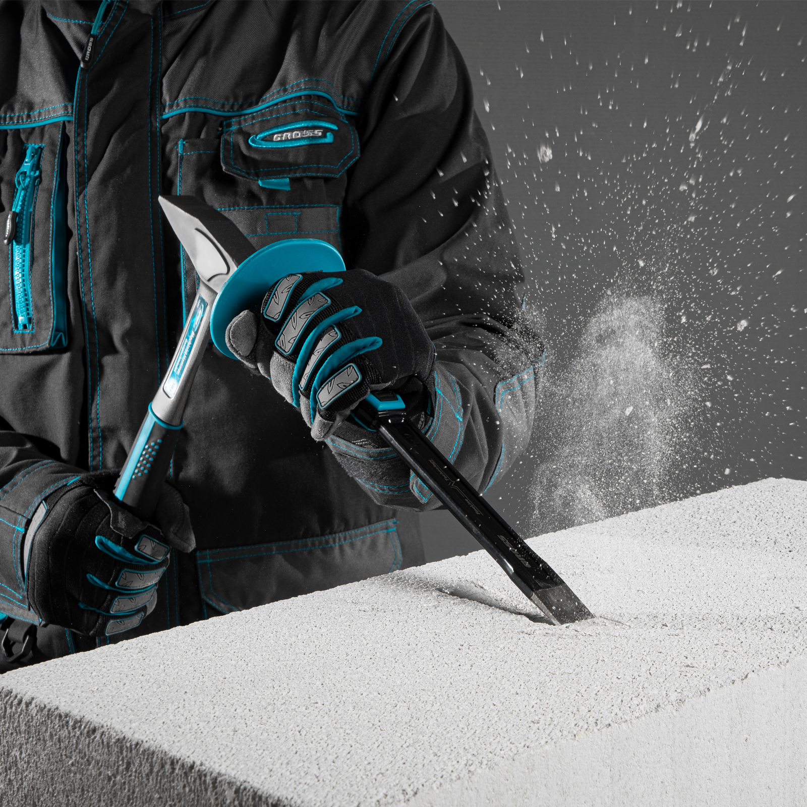 Зубило-скарпель, 300 х 25 мм-1" Gross