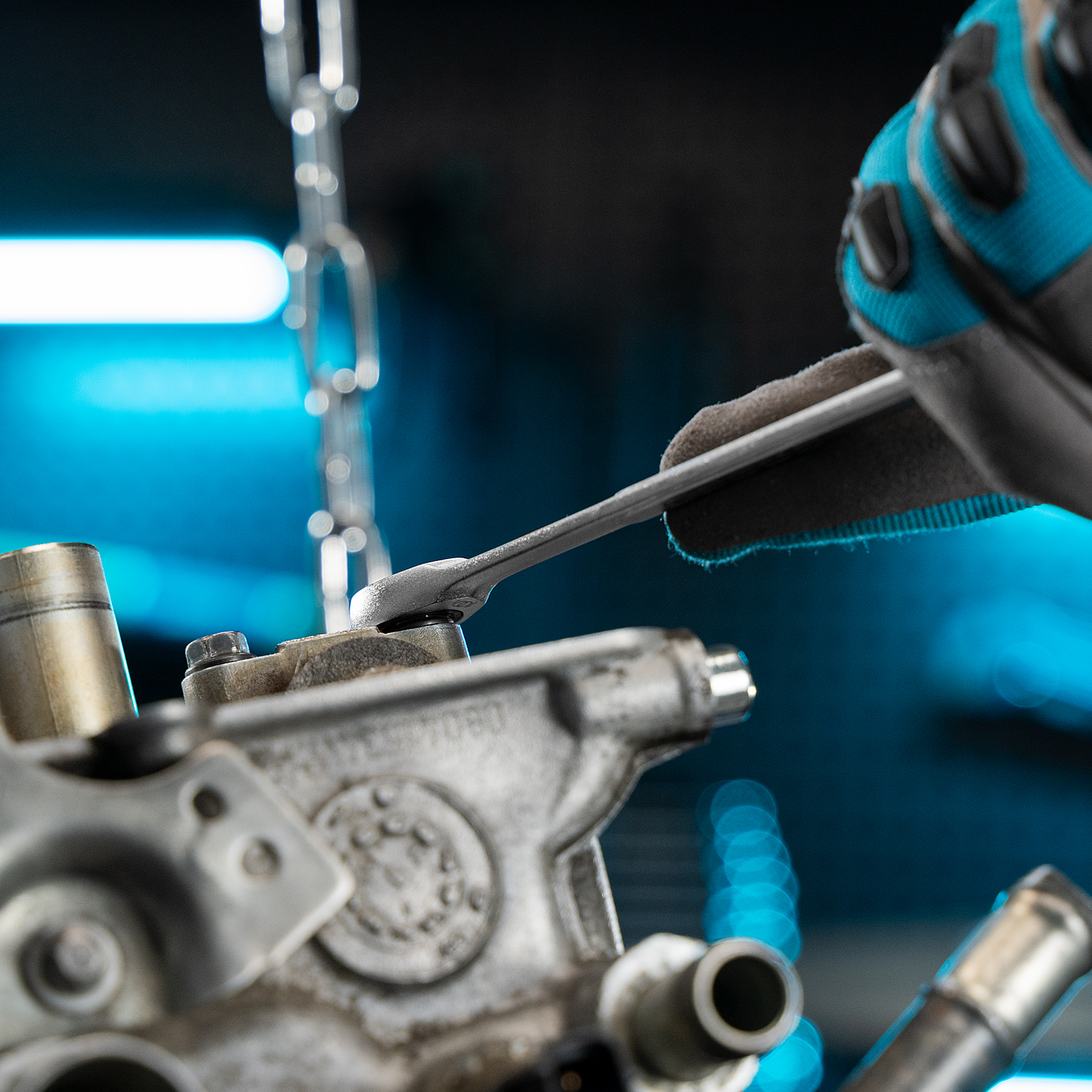 Набор ключей комбинированных трещоточных, количество зубьев 100, СRV, 7 шт, 8-19 мм Gross