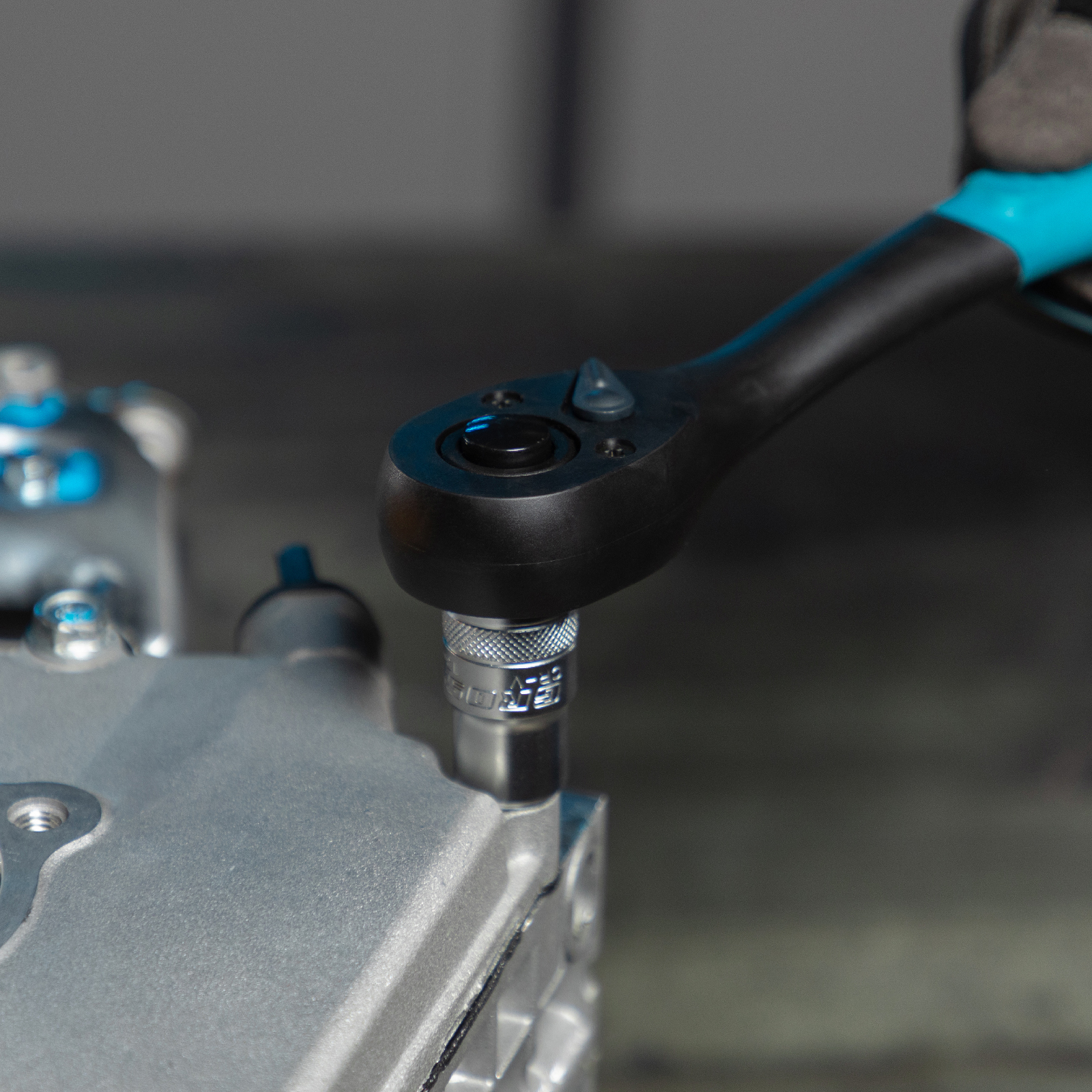 Ключ-трещотка 1/2", CrV, 72 зуба, с быстрым сбросом Gross