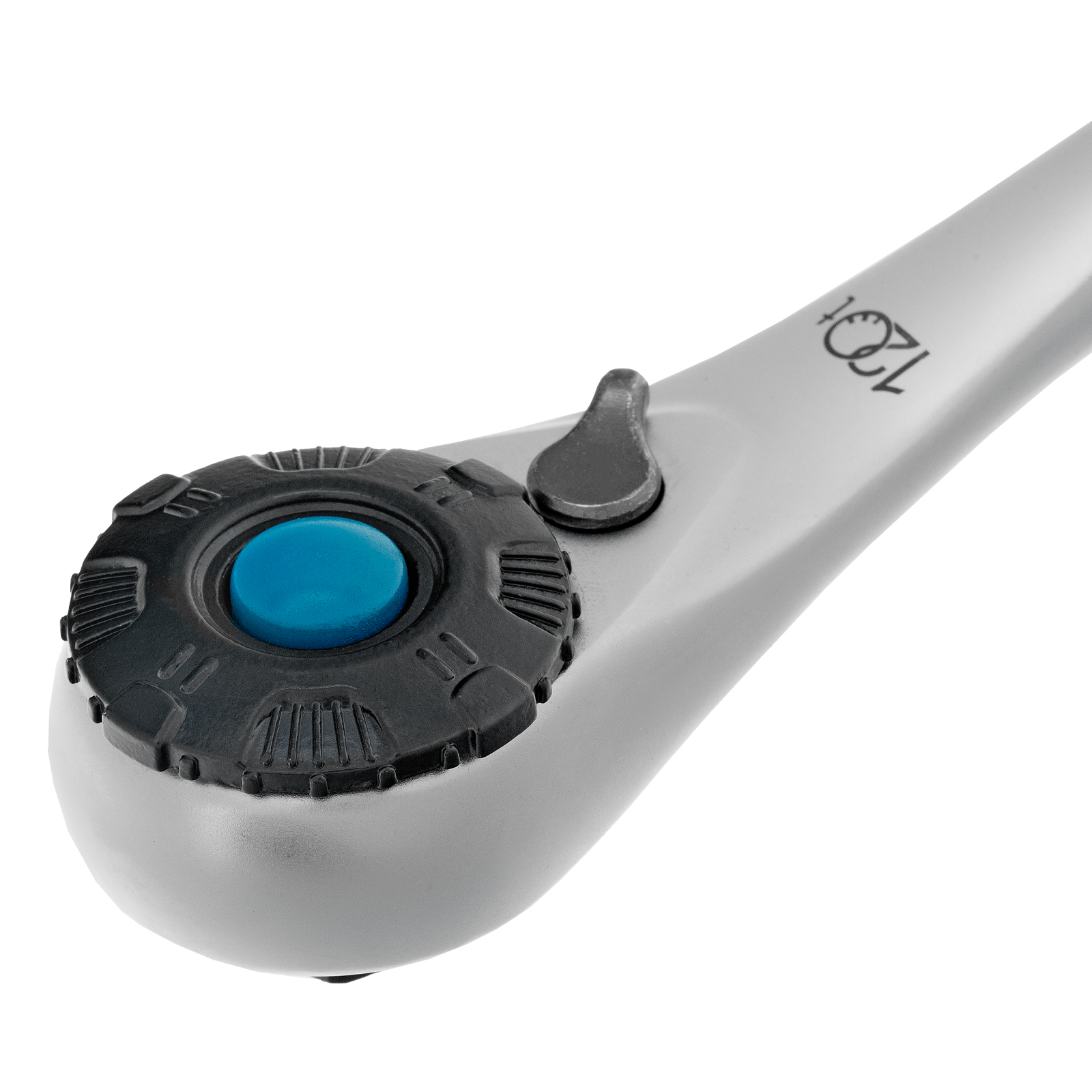 Ключ-трещотка 3/8", CrV, 120 зубьев, с быстрым сбросом, цельнометаллический, хром Gross