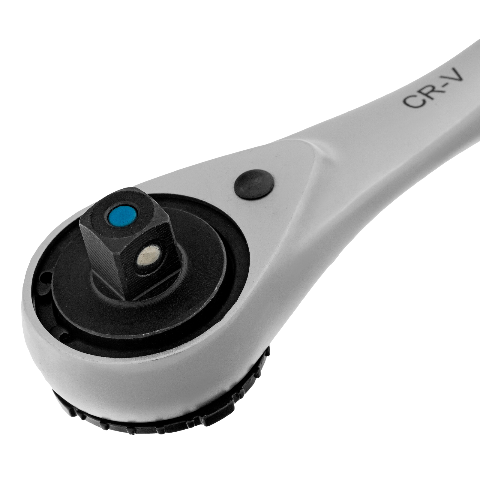 Ключ-трещотка 3/8", CrV, 120 зубьев, с быстрым сбросом, цельнометаллический, хром Gross