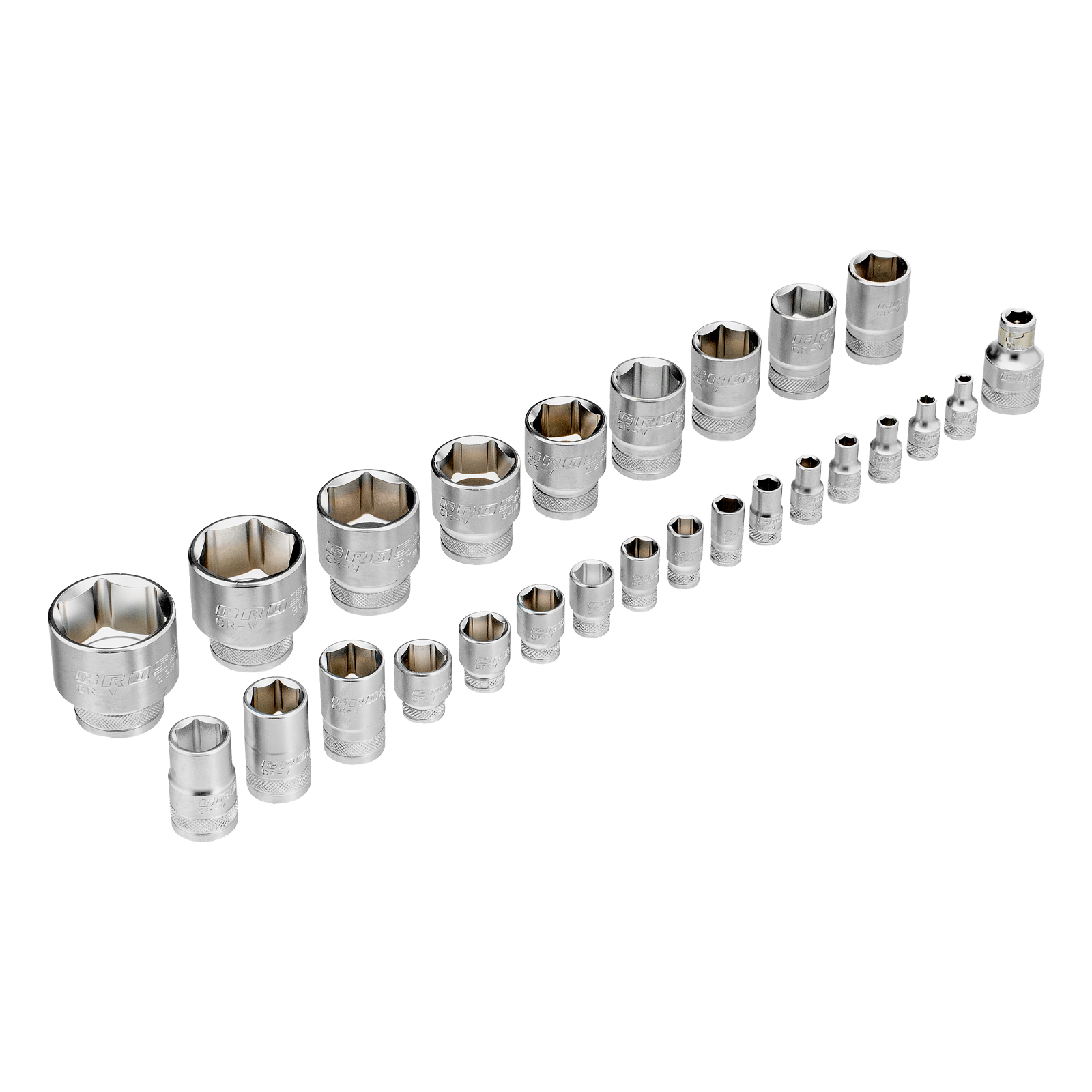 Набор инструментов, 1/4", 1/2", CrV, 120 зубьев, 82 предмета Gross