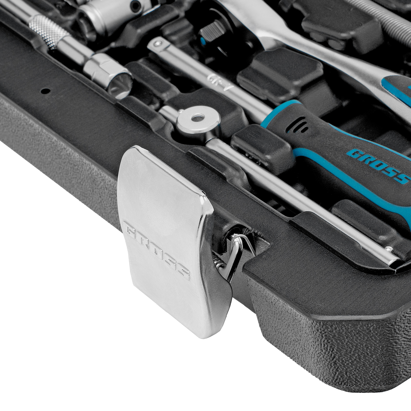 Набор инструментов, 1/4", CrV, 120 зубьев, 42 предмета Gross