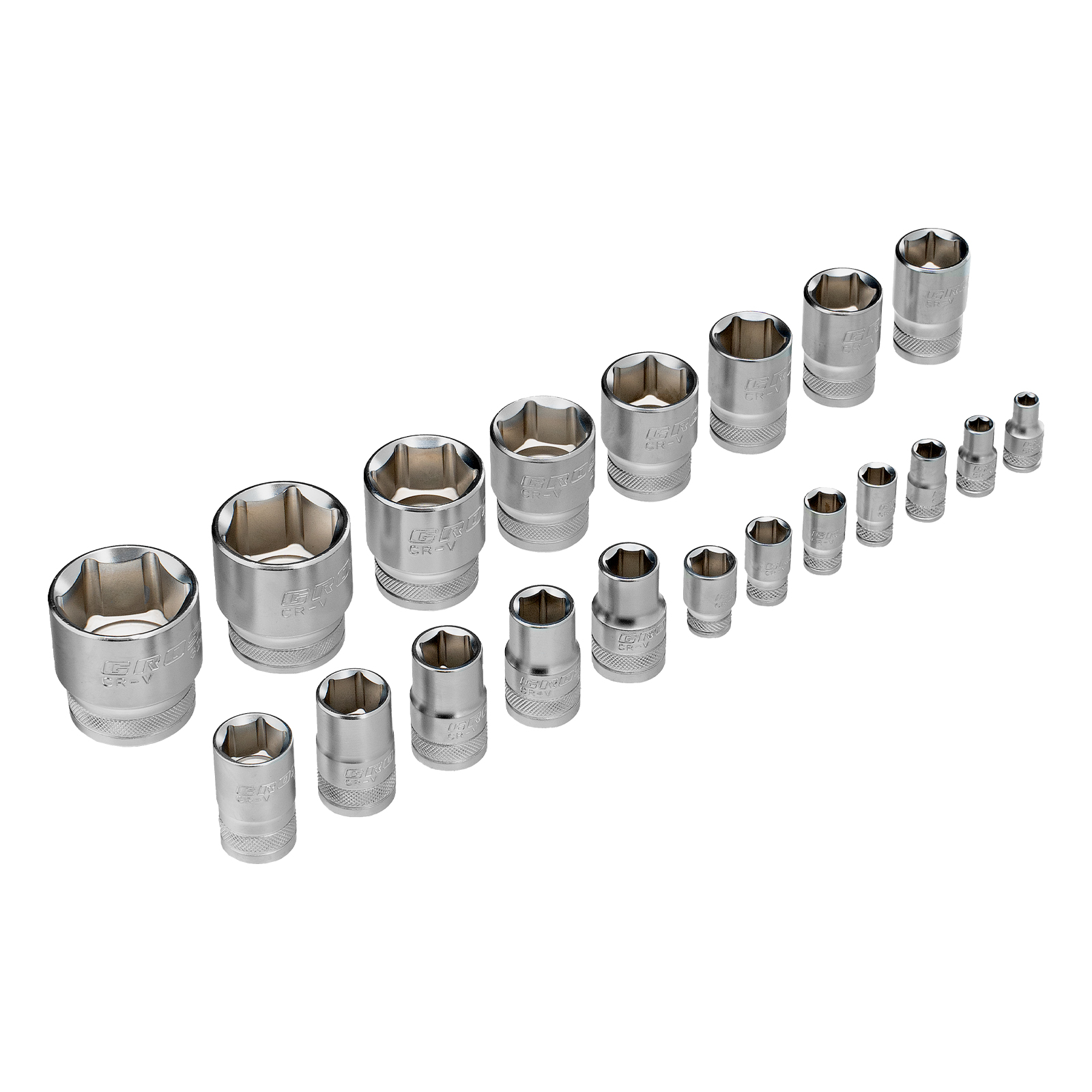 Набор инструментов, 1/4", 1/2", CrV, 120 зубьев, 78 предметов Gross