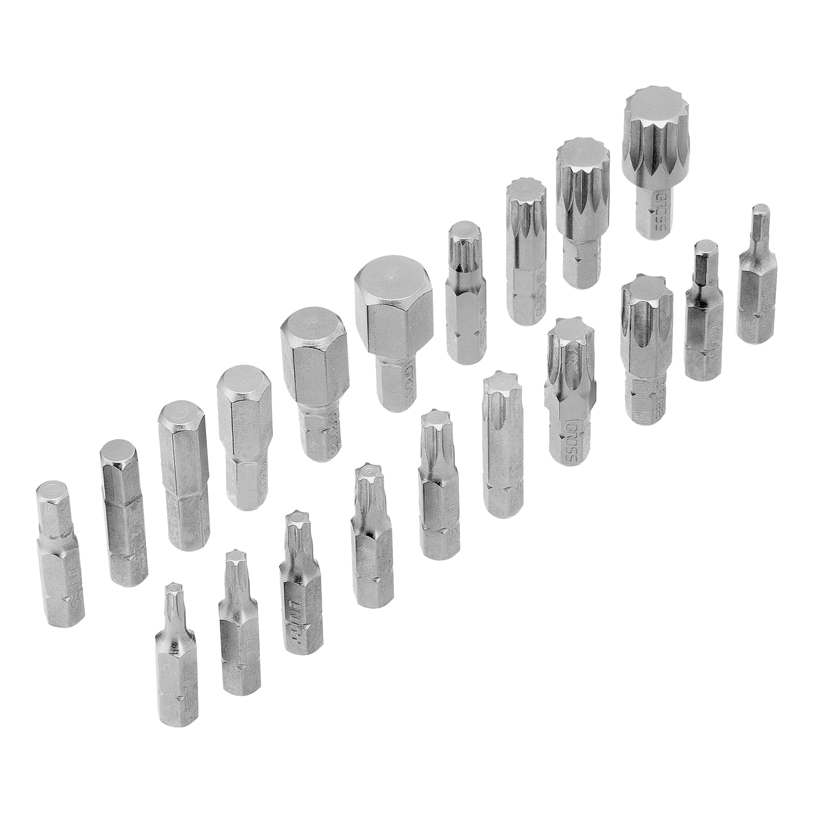 Набор инструментов, 1/4", 1/2", CrV, 120 зубьев, 101 предмет Gross