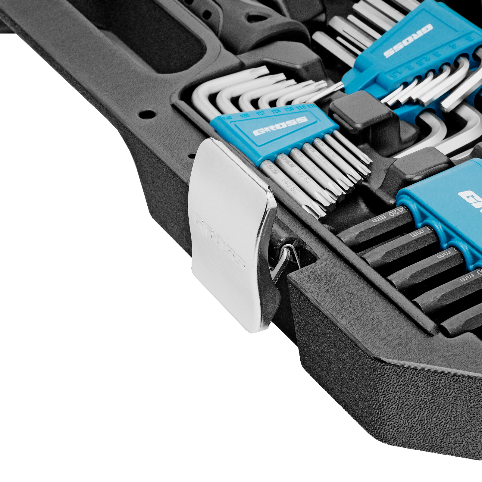 Набор инструментов, 1/4", 1/2", CrV, 120 зубьев, 115 предметов Gross