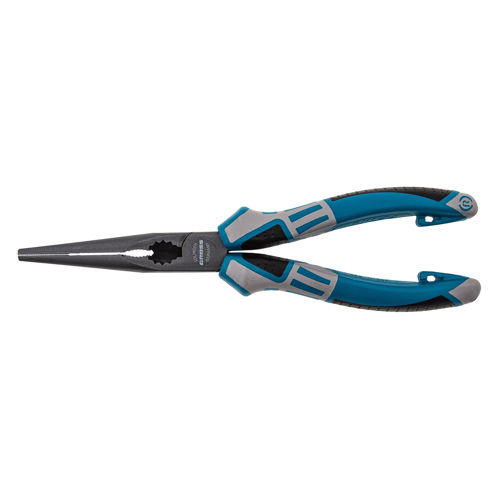 Длинногубцы прямые 205 мм, трехкомпонентные рукоятки Gross