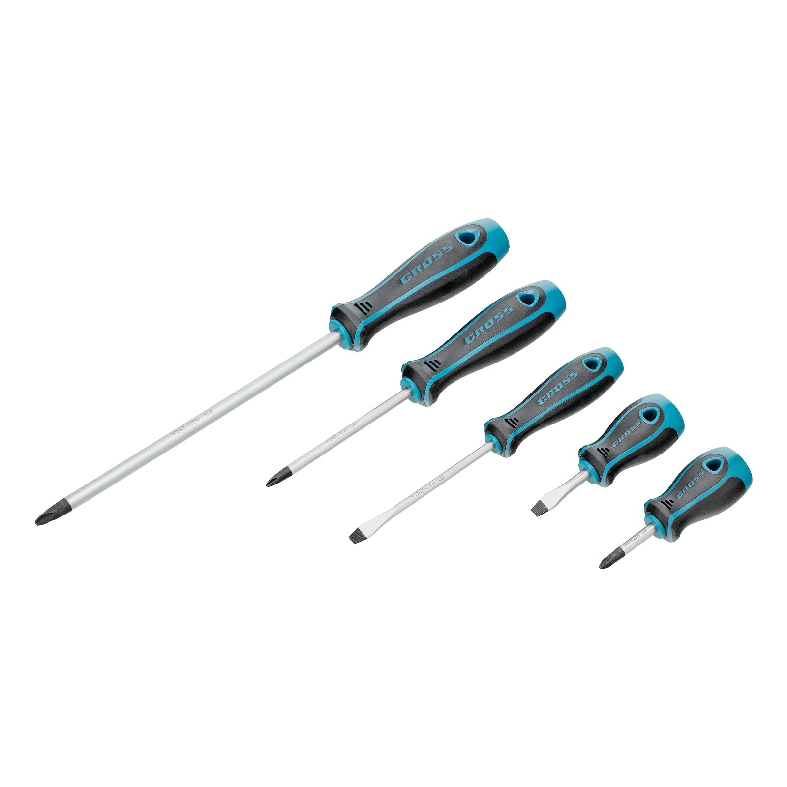 Набор инструментов, 1/4", 1/2", CrV, 120 зубьев, 76 предметов Gross