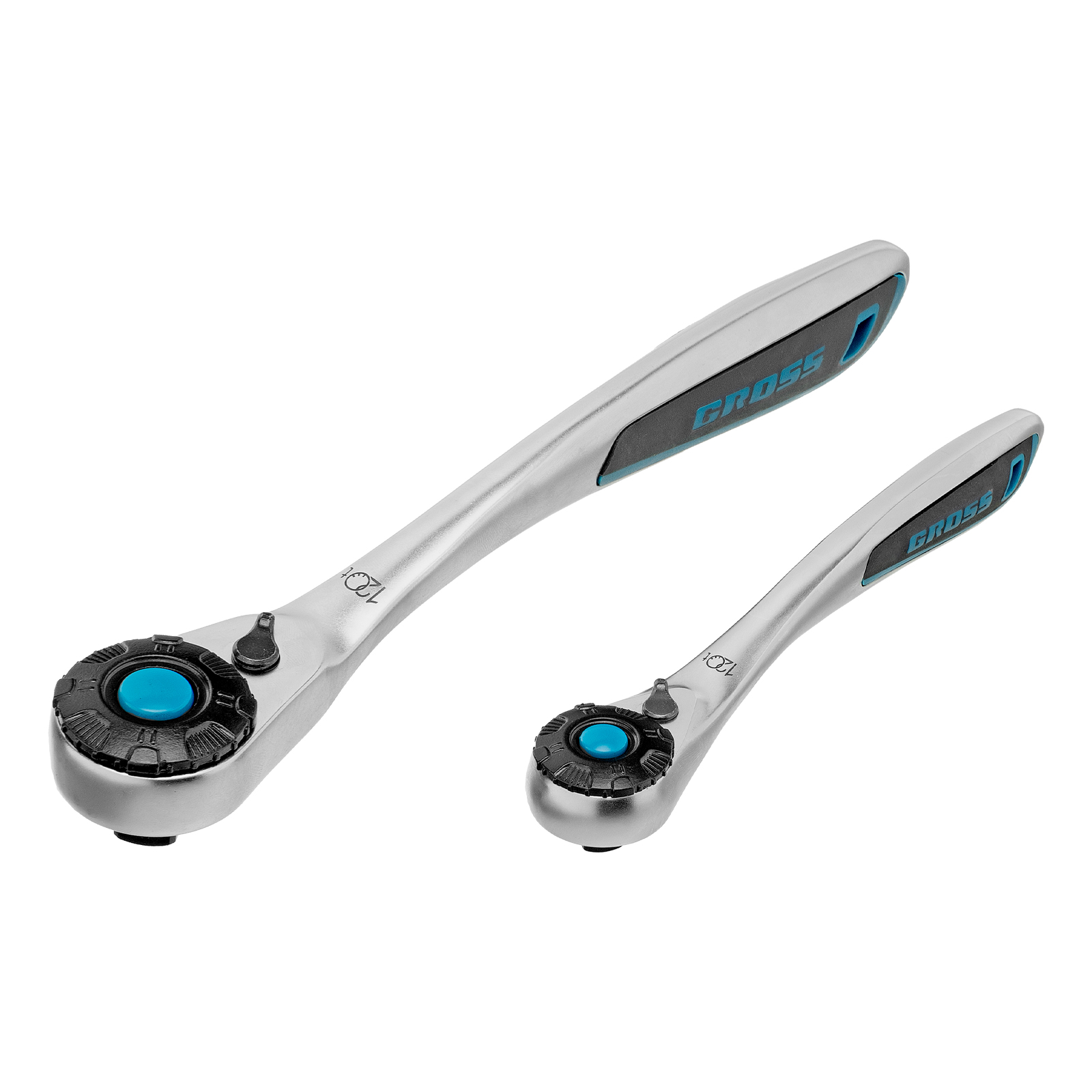 Набор инструментов, 1/4", 1/2", CrV, 120 зубьев, 76 предметов Gross